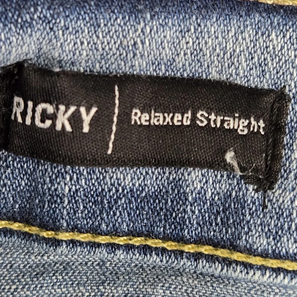 True Religion Men Jeans‎ 38 Blue Denim Ricky Button 33